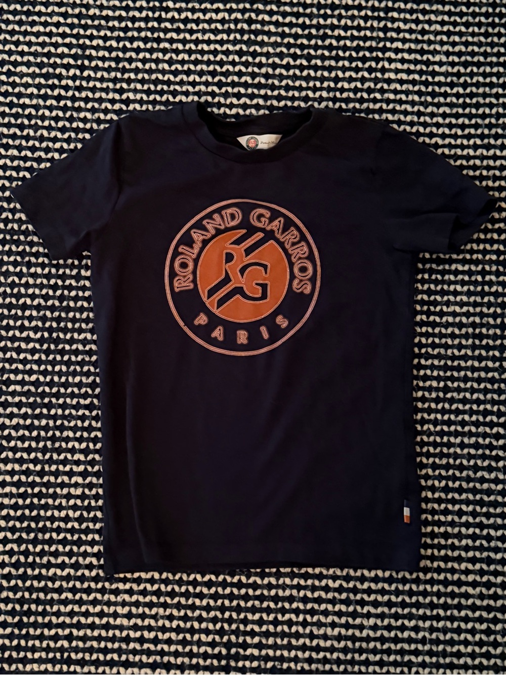 Kids Navy Roland Garros shirt